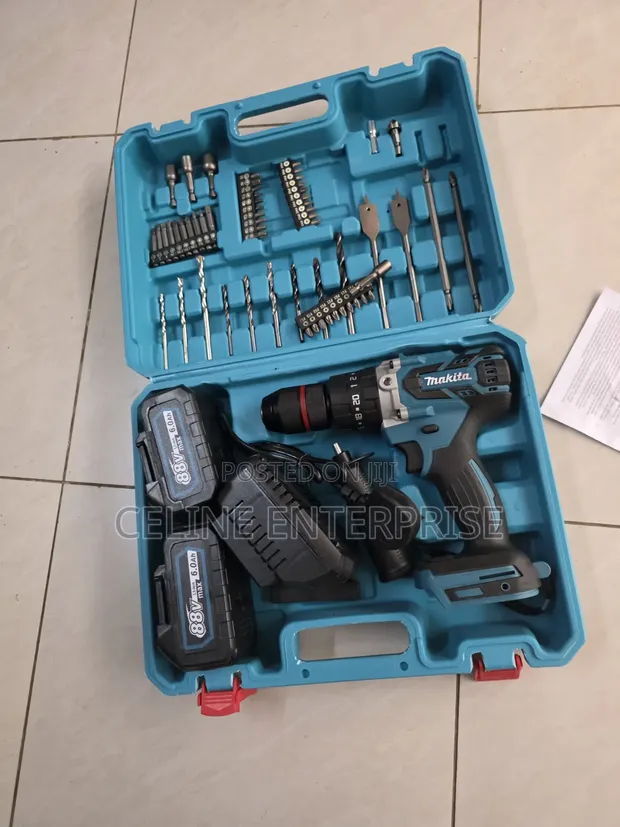 Makita 88V Cordless Impact Drill Set - 1