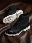 Louis Vuitton Black Suede Boots - 1