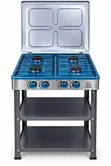 Brand New 4-Gas Burner Standing Cooker with Shelves - 2