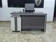 Kikao cha Ofisi cha Mtendaji - 1.4m, Kijivu cha Kisasa cha Mbao - 1