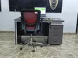 Kikao cha Ofisi cha Mtendaji - 1.4m, Kijivu cha Kisasa cha Mbao - 2