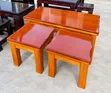Golden Dining Table - Mahogany - 2