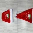 Kofia ya Santa ya Krismasi Njema yenye Picha za Theluji - 2