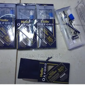 Clear Oxford Geometry Set