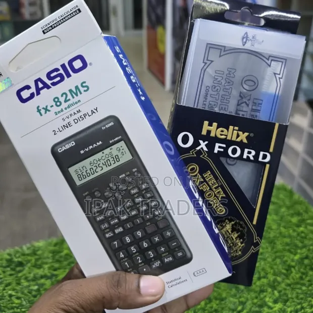 Kikokotozi Casio Fx-82MS + Set ya Jiometri - 1