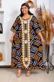 Embroidery Free Ankara Dress - Long & Short - 3