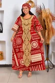 Embroidery Free Ankara Dress - Long & Short - 5