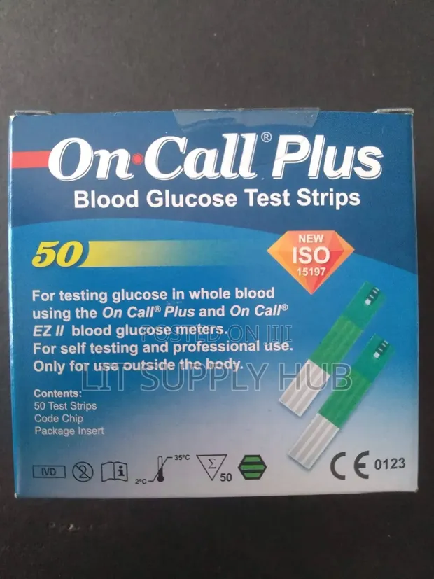 On Call Plus Vipande vya Kupima Sukari (50 Vipande) - 1