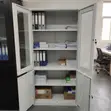 Metal Office Storage Unit - Nyeupe - 4