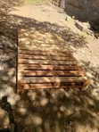 Modern 4x6 Pallet Bed - Raised - 1