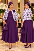 Turkey Maxi Dress 2-Piece Set (Dress + Jacket) - 2