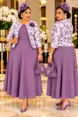 Turkey Maxi Dress 2-Piece Set (Dress + Jacket) - 5