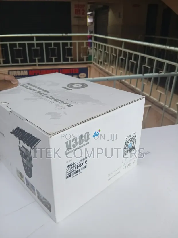 V380 Pro 4G Solar CCTV Camera for Construction Security - 1