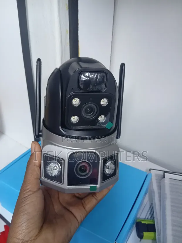 V380 Pro Dual Lens 4G Solar Security Camera - 1