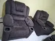 Used 5-Seater Semi Recliner Sofa Set - 1