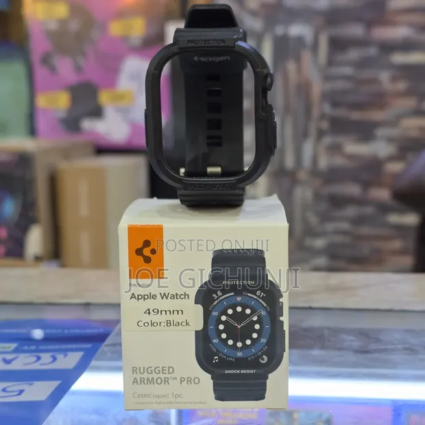 Spigen Rugged Armor Pro Case with Band for Apple Watch Ultra 49mm - 1