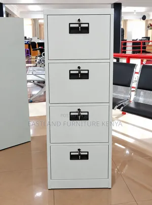 4-Drawer Steel Filing Cabinet with Locks