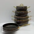 Amberay 11-Piece Granite Casserole Set - 2