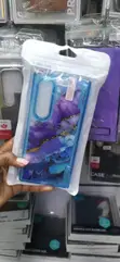 Kifaa cha Simu cha Marble cha Bluu na Zambarau kwa Z Fold 8 Ultra - 2