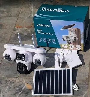 Kamera ya Usalama ya V380 4G Solar PTZ ya Nje