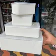 4pcs Stackable Plastic Kitchen Storage Containers - 2
