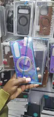 Kasha la Marble la Purple Blue na Pete ya Sumaku kwa Galaxy Z Fold 6 - 2