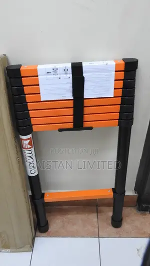 Minara 3.5M Telescopic Ladder / 9 Step Folding Ladder