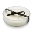 Multi-Wick Scented Candle in Ribbed Glass Bowl - 2