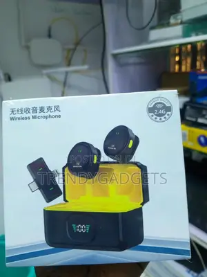 Q9 Mic za Lavalier Wireless za Watu 2 kwa Simu