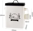 H102 Galvanized Metallic 5kg Kontena la Mchele - 2