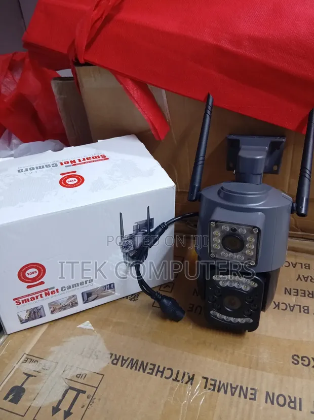 Kamera ya CCTV ya V380 Pro 4G Dual Lens kwa Usalama wa Ujenzi - 1