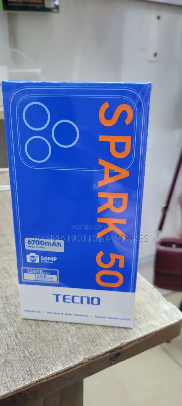 Tecno Spark 50 128GB Mpya Nyeusi - 1