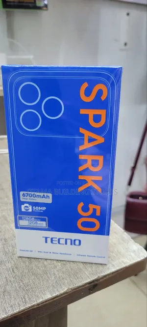 New Tecno Spark 50 128GB Black