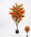 Artificial Orange Blossom Plant 1.5M Tall Indoor Floor Decor - 2