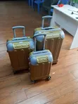 3-in-1 Luxurious Fibre Hardshell Spinner Suitcases - 1