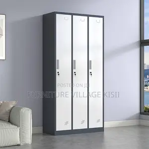 3-Door Metal Storage Cabinet