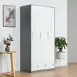 3-Door Metal Storage Cabinet - 4