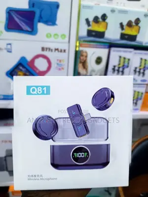 Q81 Dual Wireless Mic Zisizo na waya na Kipokeaji cha USB-C/Lightning