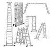 4x5 Aluminium Multipurpose Ladder - 2