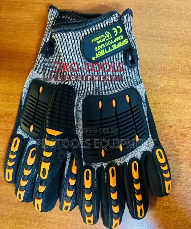 Gloves za Double Palm za Kuzuia Kuchomwa - 1