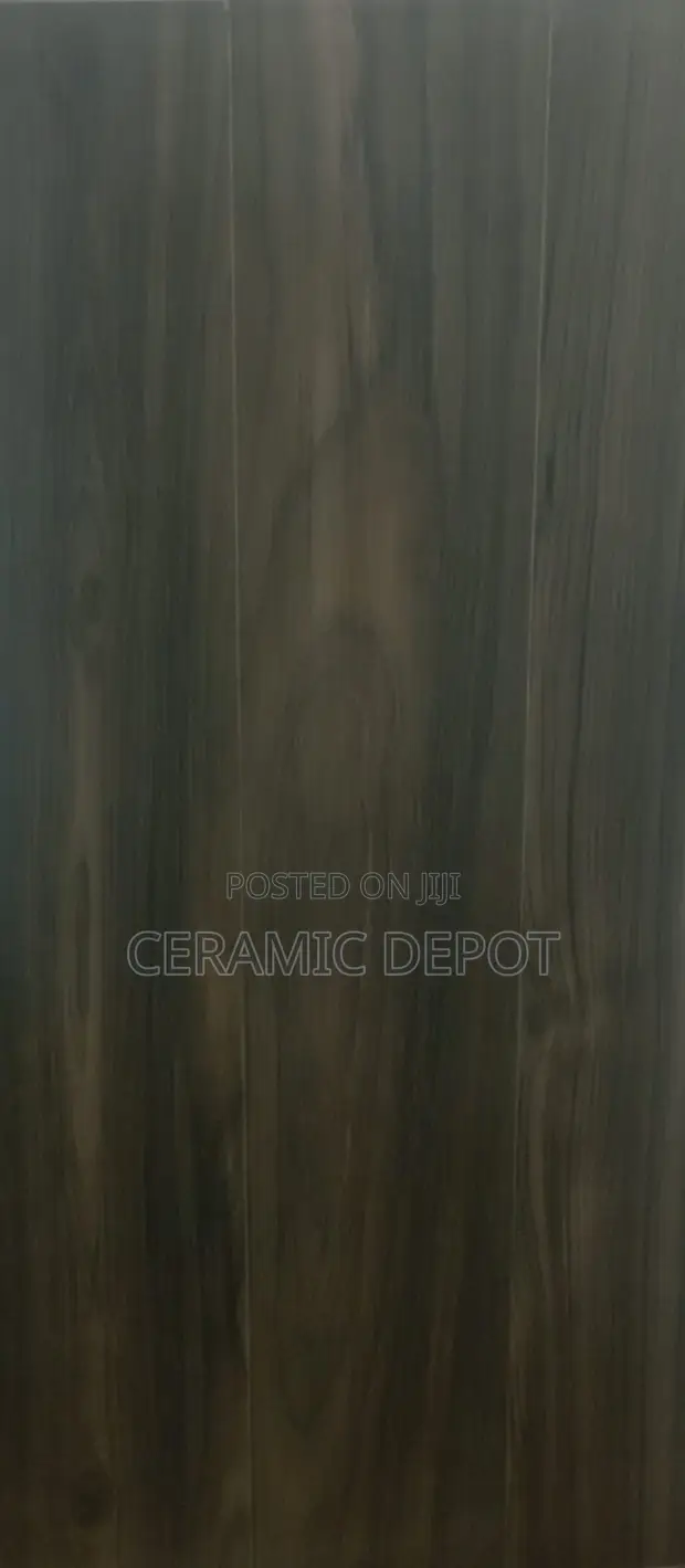 G.Vitrified Floor Tiles Africa Black Wood Matt 20x120cm - 1