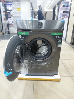 Syinix 10kg Mashine ya Kufulia ya Mbele na Kukausha