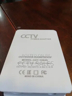 Axt Power Adapter kwa CCTV & Wi-Fi Routers (Inastahimili Maji Nje 12V)