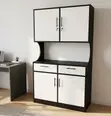 Modern Two-Tone Office Wall Unit - Executive Storage - 2