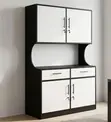 Modern Two-Tone Office Wall Unit - Executive Storage - 3