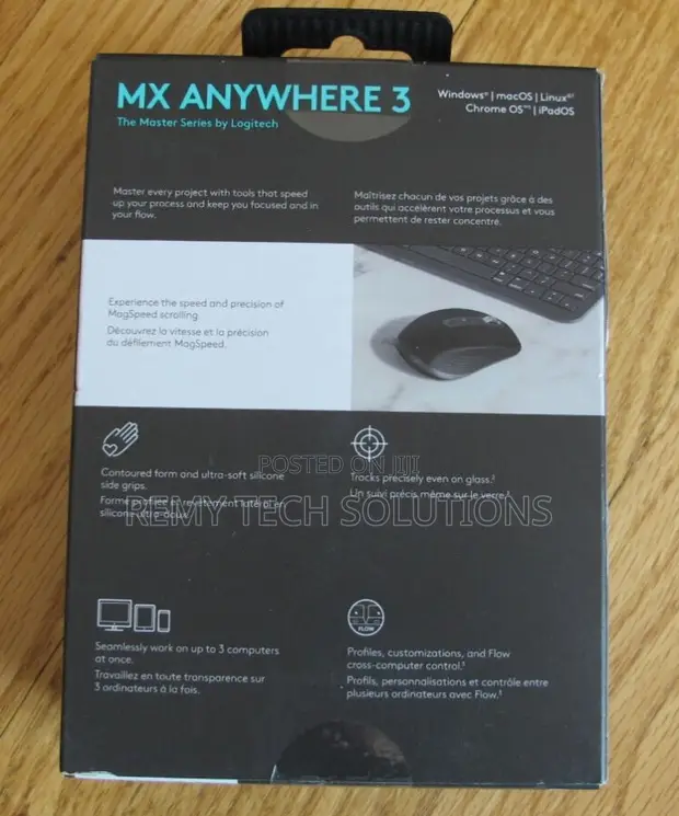 Logitech MX Anywhere 3S Wireless Mouse - Graphite - 1