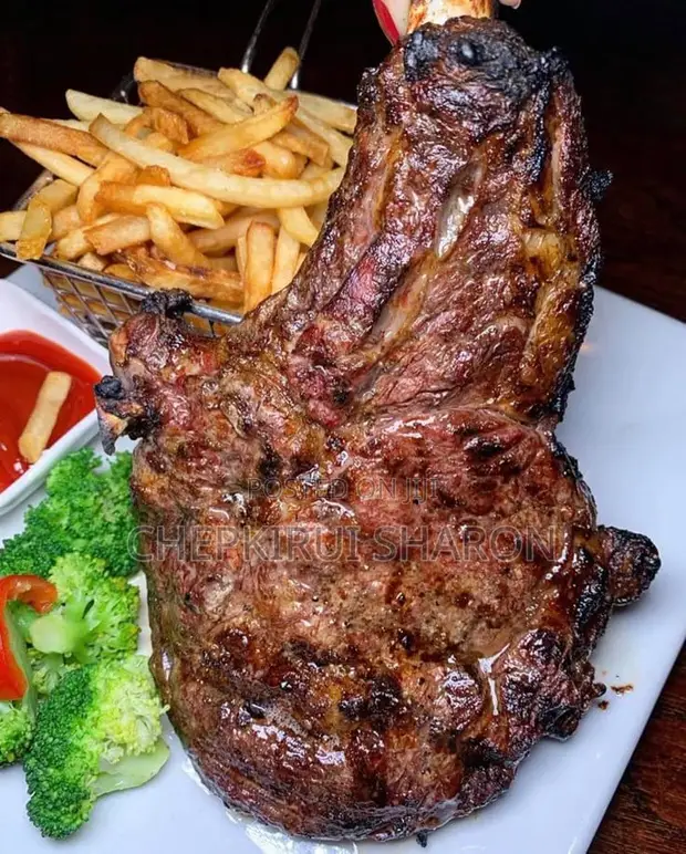 Prime Rib na Chips Tayari kwa Kula - 1