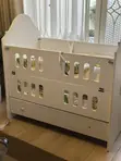 Kitanda Kipya cha Mbao cha Mtoto na Vifaa - 5