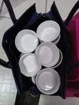 White Ceramic Ramekin Bowl - 5