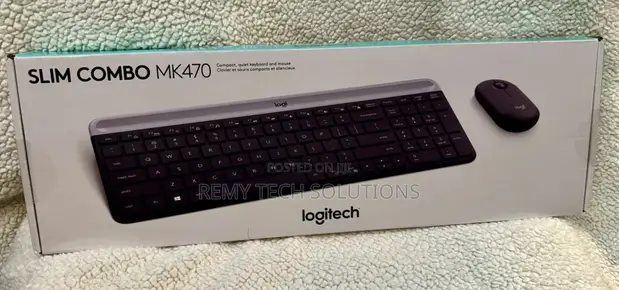 Logitech MK470 Slim Wireless Keyboard na Mouse Combo - 1